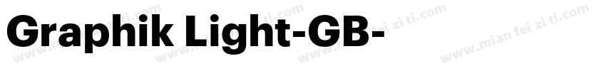 Graphik Light-GB字体转换